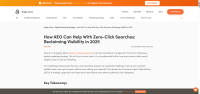 How AEO Can Help With Zero-Click Searches: Reclaiming Visibility in 2025