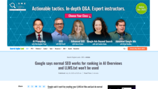 Google says normal SEO works for ranking in AI Overviews and LLMS.txt won’t be used