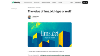 The value of llms.txt: Hype or real?