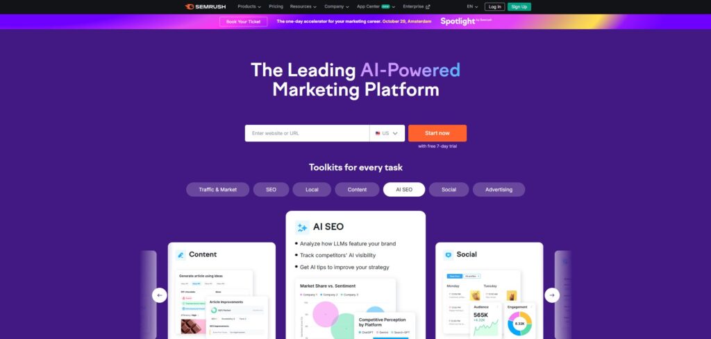 SEMRUSH AI SEO